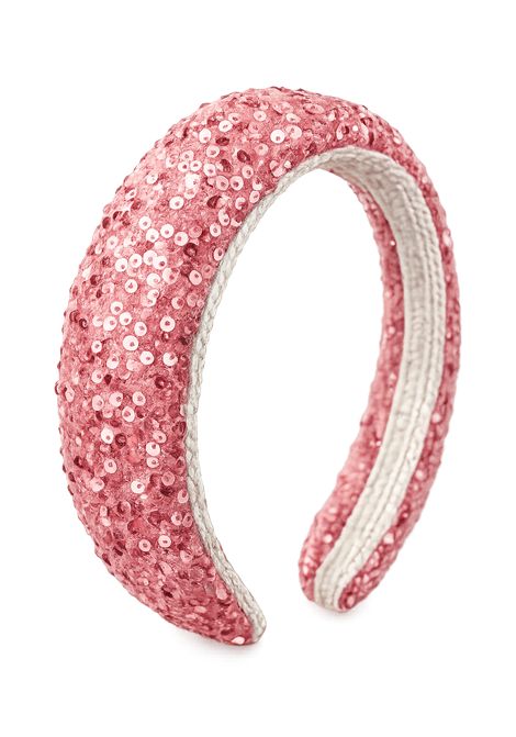 Cerchietto con paillettes MIMISOL | MAFR173 TS1140PNK
